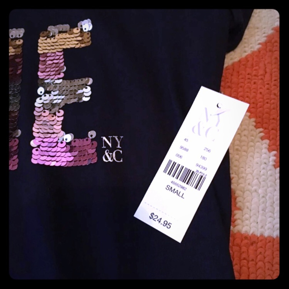 NY& Co. Sequin Tee